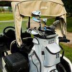 IZZO Golf Vault Golf Cart Bag - Grey