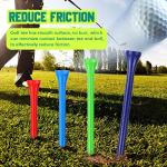 Mudder 600 Pack Golf Tees Bulk Wooden Golf Tees Wood for Men Balls Accessories(3-1/4, 2-3/4, 2-1/8 Inch,Bright Colors)