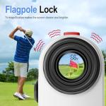 Range Finder Golf Rangefinder with Slope, 1200 Yards Laser Range Finder with 7X Magnification, Rechargeable Golf Range Finder with Flag Lock, Vibration, Magnetic, Golf Accessories for Men and Women