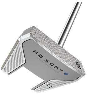 Cleveland Golf HB Soft 2 Putter (Model 11), Silver, 35", Center Shafted - Oversized Grip, Right Hand