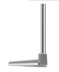 Cleveland Golf HB Soft 2 Putter (Model 11), Silver, 35", Center Shafted - Oversized Grip, Right Hand