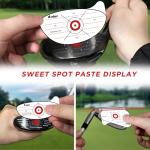 IJEKER Golf Impact Tape - High-Resolution Strike Stickers for Iron, Wood & Fairway Clubs, Non-Residue, Swing Training Aid Impact Labels, Mixed Club Types, 156pcs