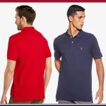 U.S. Polo Assn. 3 Pack Men's Classic Fit Short Sleeve Pique Polo T Shirt, Cotton Golf Shirt for Men, Clnv/Wht/Ered, M