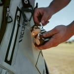 VannyVee Sports Gopher Caddy Golf Tee Holder, Includes 8 Wood Golf Tees, Fun Golf Accessories for Men and Women, Stylish Golf Bag Accessory and Golf Gift