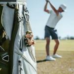 VannyVee Sports Gopher Caddy Golf Tee Holder, Includes 8 Wood Golf Tees, Fun Golf Accessories for Men and Women, Stylish Golf Bag Accessory and Golf Gift