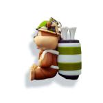 VannyVee Sports Gopher Caddy Golf Tee Holder, Includes 8 Wood Golf Tees, Fun Golf Accessories for Men and Women, Stylish Golf Bag Accessory and Golf Gift