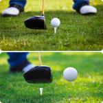 Vinsot 1000 Pcs Golf Tees Bulk 2-1/8 '' Wooden Bamboo Tees Decoration for Men Women Clubs Golf Ball Theme Party Accessories School Supplies