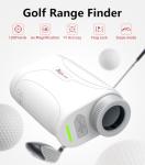 Range Finder Golf Rangefinder with Slope, 1200 Yards Golf Range Finder, 6X Magnification, Flag Locking Vibration, Must Accessories for Golfer