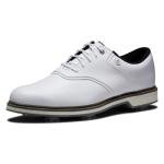 FootJoy Men's FJ Originals Golf Shoe, White/White, 10 Medium