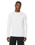 Nike Men's Dri-Fit Legend Long-Sleeve Fitness Top, White/Black, X-Large