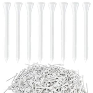 DUPDMKIN Bamboo Golf Tees 1000 PCS, 3-1/4"(83mm) Eco-Friendly Bamboo Golf Tees Bulk, Stronger Than Wood Tees, Reduce Friction & Side Spin