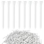 DUPDMKIN Bamboo Golf Tees 1000 PCS, 3-1/4"(83mm) Eco-Friendly Bamboo Golf Tees Bulk, Stronger Than Wood Tees, Reduce Friction & Side Spin