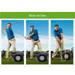 TuhooMall Hitting Bag Golf Impact Power Smash Bag Swing Training Aids Waterproof Durable (Yellow)