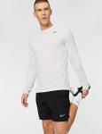 Nike Men's Dri-Fit Legend Long-Sleeve Fitness Top, White/Black, X-Large