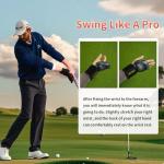MELE LINKS Golf Swing Trainer, Golf Training Aid, Golf Wrist Training Aid, Golf Swing Training Aid, Golf Training Aids, Golf Swing Trainers, Essential Swing Posture Corrector for Beginners #A