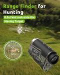 Acer Hunting Range Finder with Slope, 800 Yards Range Finder for Hunting, 6X Magnification, Waterproof Archery Rangefinder for Deer, Rechargeable Battery with Magnet Stripe
