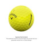 Callaway Warbird Golf Balls (2023 Version, Yellow)