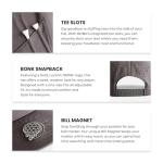 BONK Golf Snapbacks Golf Hats - Tee Holder with Tees & Bill Magnet with Ball Marker - 100% Custom Made - Smoke Show