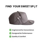 BONK Golf Snapbacks Golf Hats - Tee Holder with Tees & Bill Magnet with Ball Marker - 100% Custom Made - Smoke Show