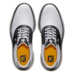 FootJoy Men's Traditions Previous Season Style Golf Shoe, White/Charcoal Camo, 10