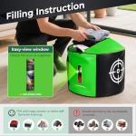 YOREPEK Golf Impact Bag for Practice, Durable Golf Hitting Bag for Swing Training with Large Printed Target, Golfs Training Aid for Men, Indoor & Outdoor Use at Home, Garage, Yard, Green