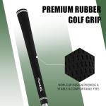 MAZEL WM-X1/2 Individual Men Golf Club Irons 1,2,3,4,5,6,7,8,9,Pitching Wedge,Approach Wedge,Sand Wedge with Graphite/Steel Shafts for Right Handed