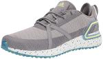adidas Men's Solarthon Spikeless Golf Shoes, Grey Three/Pulse Yellow/Grey Two, 9.5