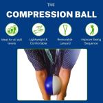 Compression Ball - Golf Swing Trainer – Forearm Connection Aid for Perfect Impact Position – Fix Chicken Wing, Improve Tempo, Backswing & Ball Striking – Soft Memory Foam