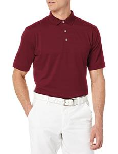 Callaway Men's Basic Short Sleeve Opti-Vent Open Mesh Polo Golf Shirt , Medium , Zinfandel