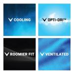 Callaway Men's Basic Short Sleeve Opti-Vent Open Mesh Polo Golf Shirt , Medium , Zinfandel