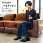 FootFitter Deluxe Long Shoe Horn with Nickel Plated Handle, Premium Shoe Protecting Shoehorn (MADE IN ITALY) (Golf Driver)