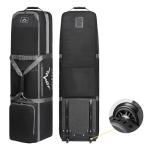 GoHimal Golf Travel Bag with Wheels, 1200D Heavy Duty Oxford Fabric Golf Travel Case for Airlines