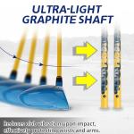 PGM Children's Golf Club Set - Can Hit Real Balls, 3 Pieces Clubs Includes Wood, Iron, and Putter, Great for Beginner Boys and Girls, Instructional Training Set