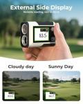 Golf Rangefinder with Slope, CIGMAN 1312 Yards Range Finder Golf, 2.4-inch External Color Touchscreen, Flag Lock Vibration, 6X Magnification, Rechargeable Range Finder, Ideal Golf Accessories