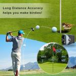 High Precision Range Finder Golf with Slope Switch for Golf Tournament,Quick,1200 Yards, Flag Pole Locking Vibration,Rechargeable Range Finders with Magnet Stripe,Easy to Use