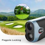 High Precision Range Finder Golf with Slope Switch for Golf Tournament,Quick,1200 Yards, Flag Pole Locking Vibration,Rechargeable Range Finders with Magnet Stripe,Easy to Use