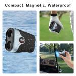 High Precision Range Finder Golf with Slope Switch for Golf Tournament,Quick,1200 Yards, Flag Pole Locking Vibration,Rechargeable Range Finders with Magnet Stripe,Easy to Use