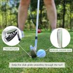 MAZEL 7 Iron Golf Club for Adult Men & Women- Upgraded Training Grip Golf Iron for Beginners,37 Inch (Silver Black)