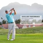 MAZEL 7 Iron Golf Club for Adult Men & Women- Upgraded Training Grip Golf Iron for Beginners,37 Inch (Silver Black)