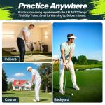 KALAUTO Weighted Golf Swing Trainer & Grip Trainer,Golf Swing Training Aid,Golf Grip Trainer for Indoor Practice,Warm-up,Stretching&Swing Path,Includ Correcting Arm Band (Right-Handed)