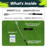 KALAUTO Weighted Golf Swing Trainer & Grip Trainer,Golf Swing Training Aid,Golf Grip Trainer for Indoor Practice,Warm-up,Stretching&Swing Path,Includ Correcting Arm Band (Right-Handed)
