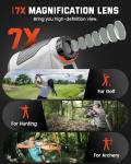 Bestsee Range Finder Golf -1500 Yards Laser Range Finder with Slope, High-Precision Flag Pole Locking Vibration, 7X Magnification, Rechargeable Range Finders with Magnet Stripe for Golfing