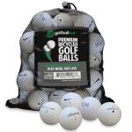 GolfBall Nut - 48 Used Golf Balls – Recycled Store Line Assorted Mix for Practice & Play – Good Condition – Includes Mesh Bag – Budget-Friendly & Sustainable Golf Balls