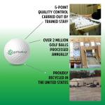 GolfBall Nut - 48 Used Golf Balls – Recycled Store Line Assorted Mix for Practice & Play – Good Condition – Includes Mesh Bag – Budget-Friendly & Sustainable Golf Balls