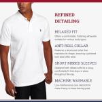 U.S. Polo Assn. 3 Pack Men's Classic Fit Short Sleeve Pique Polo T Shirt, Cotton Golf Shirt for Men, HGry/Wht/Clnv, M