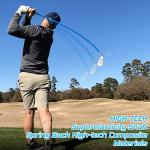 prowithlin Golf Swing Trainer Aid - 7 Iron, Golf Training Aid Golf Swing Warm-Up Stick for Strength Grip Tempo & Flexibility Training, Golf Accessories for Men (Right-Handed)