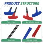 Golf Putter, 2 Pack Golf Putters for Men & Women Two-Way Mini Putter Right or Left Handed Golfers Adjustable Training Club Golf Set with 2 Balls & 2 Flag Cups for Kids,Teenagers, Adults, Blue & Red