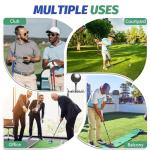 Golf Putter, 2 Pack Golf Putters for Men & Women Two-Way Mini Putter Right or Left Handed Golfers Adjustable Training Club Golf Set with 2 Balls & 2 Flag Cups for Kids,Teenagers, Adults, Blue & Red