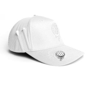 BONK Golf Snapbacks Golf Hats - Tee Holder with Tees & Bill Magnet with Ball Marker- 100% Custom Made - Clean