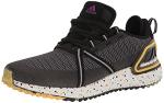 adidas Men's Solarthon Spikeless Golf Shoes, Core Black/Purple/Solar Gold, 12